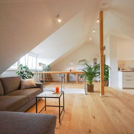 Modernes Und Helles Apartment Im Loft Stil Heidelberg Bagian luar foto