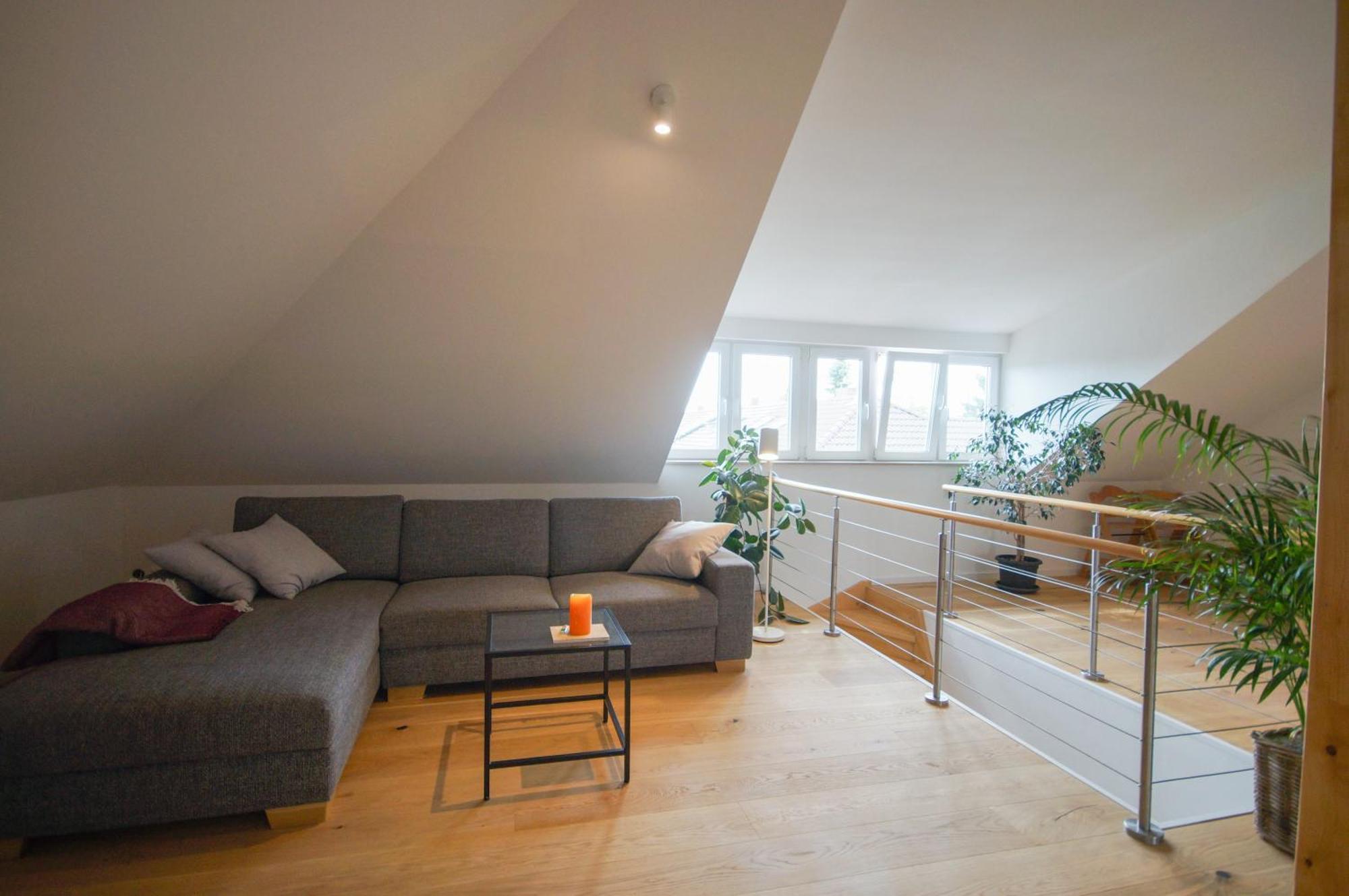 Modernes Und Helles Apartment Im Loft Stil Heidelberg Bagian luar foto
