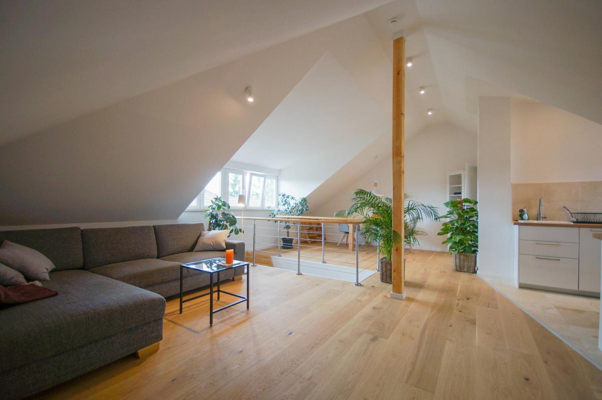 Modernes Und Helles Apartment Im Loft Stil Heidelberg Bagian luar foto