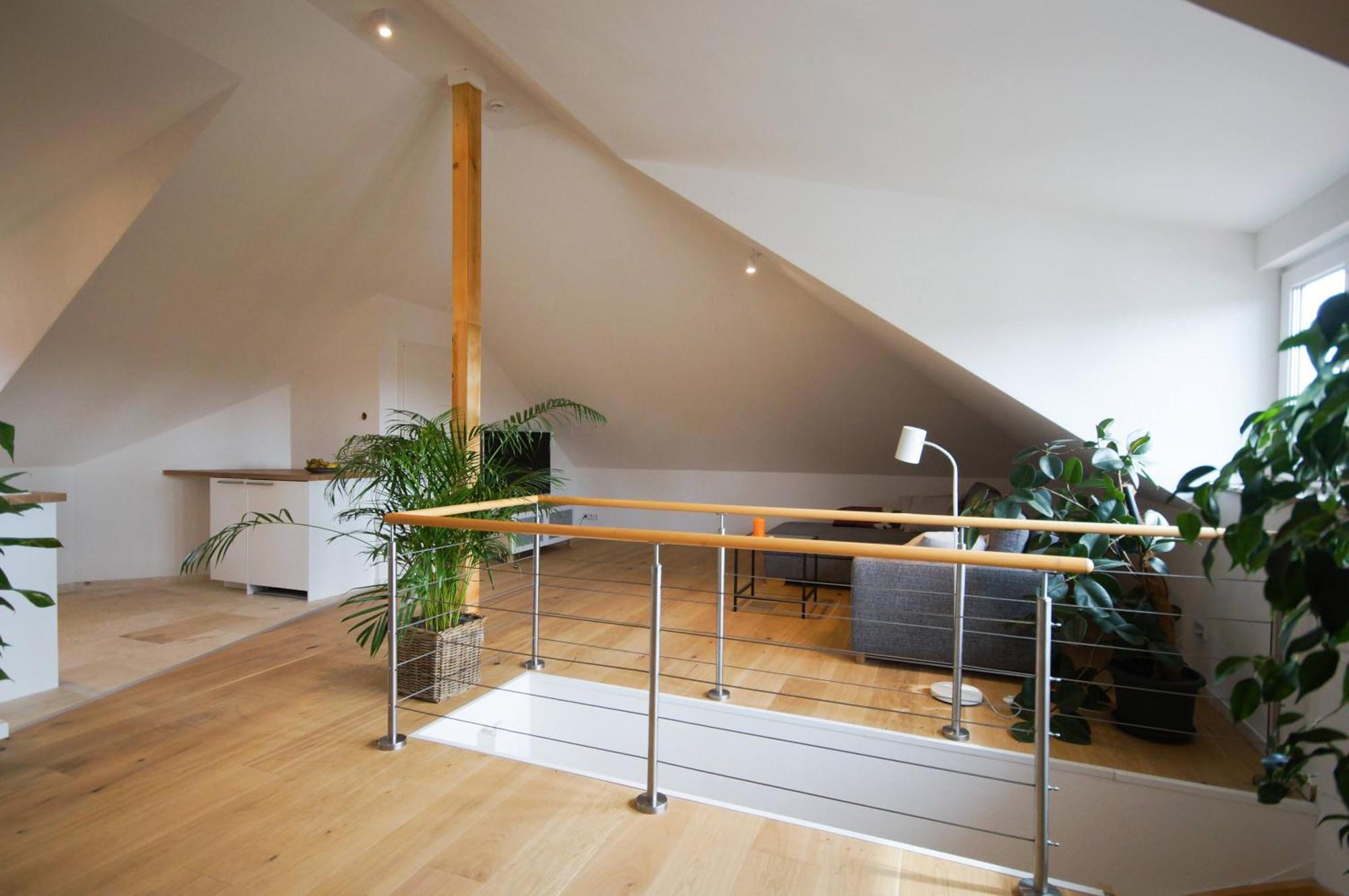 Modernes Und Helles Apartment Im Loft Stil Heidelberg Bagian luar foto