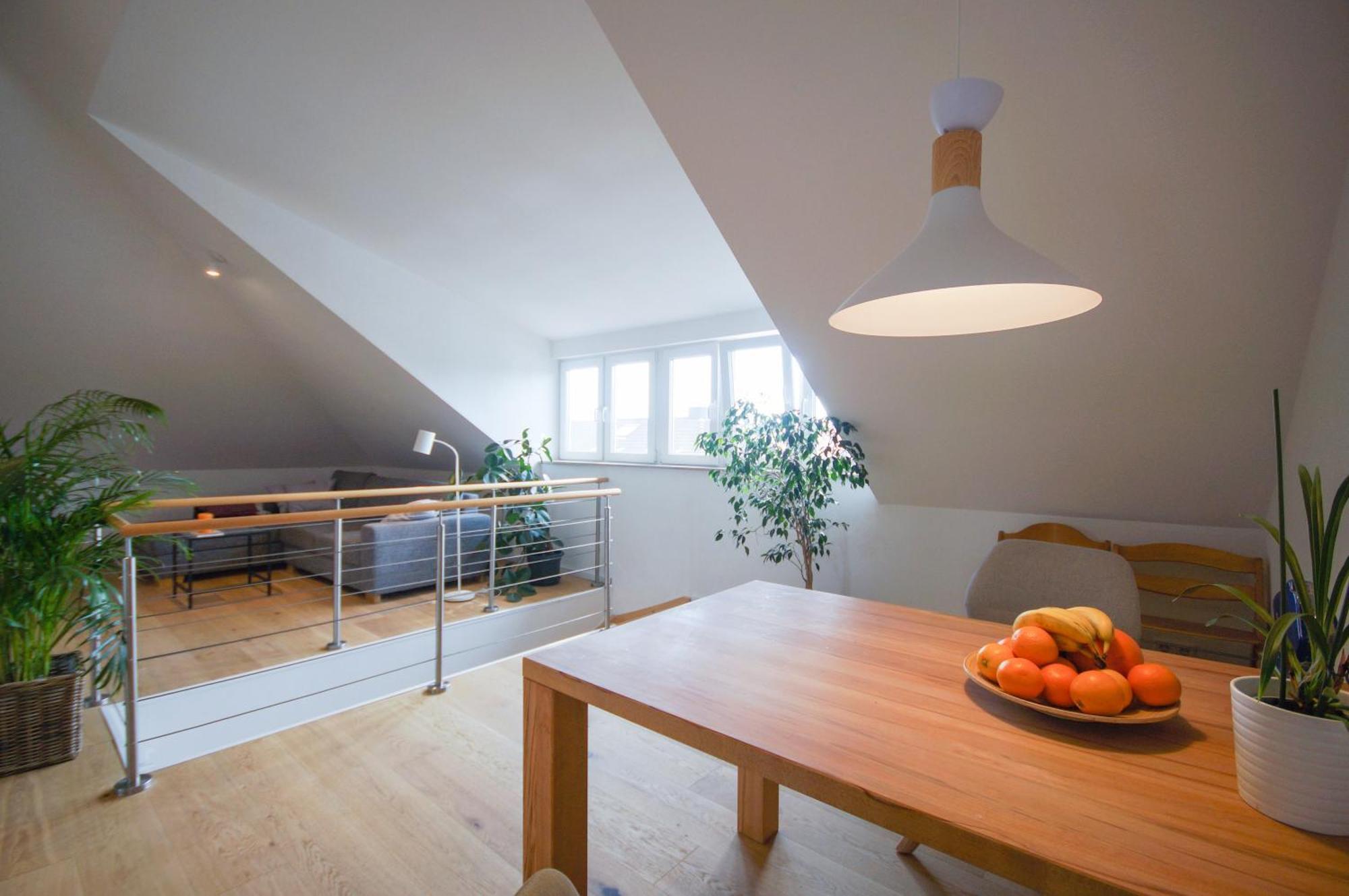 Modernes Und Helles Apartment Im Loft Stil Heidelberg Bagian luar foto
